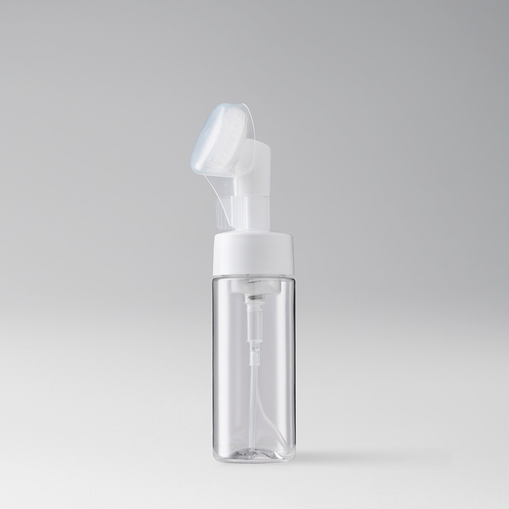 Флакон пластиковий Фом 150 мл з помпою зі щіточкою набір